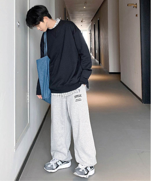neos（ネオス）の「【neos -addictive design-】ビッグシルエット ドロップショルダー スウェット（スウェット・メンズ・ホワイト/ブラック/ネイビー/グレー・MEDIUM/LARGE）」の15枚目の写真