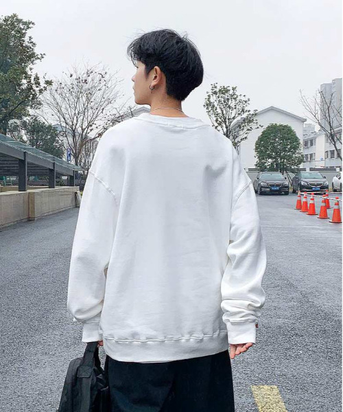 neos（ネオス）の「【neos -addictive design-】ビッグシルエット ドロップショルダー スウェット（スウェット・メンズ・ホワイト/ブラック/ネイビー/グレー・MEDIUM/LARGE）」の19枚目の写真