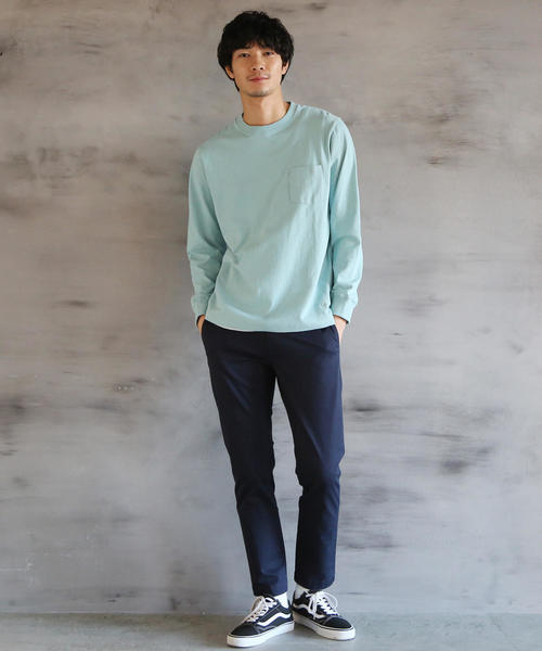 coen（コーエン）の「ウォーターリペレント＆アンチファウリングストレッチスリムテーパードチノ(一部WEB限定カラー)（チノパンツ・メンズ・ブラック/オリーブ/ベージュ/ネイビー・X-LARGE/LARGE/MEDIUM/SMALL）」の21枚目の写真