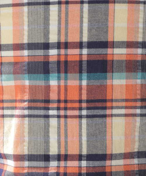 BAYFLOW（ベイフロー）の「コットンヒラオリチェックシャツ/LS（シャツ/ブラウス・メンズ・パープル/レッド/イエロー・SMALL/MEDIUM/LARGE）」の19枚目の写真