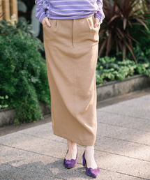 Munich | ウォッシャブルレーヨンオックスマキシタイトスカート(スカート)