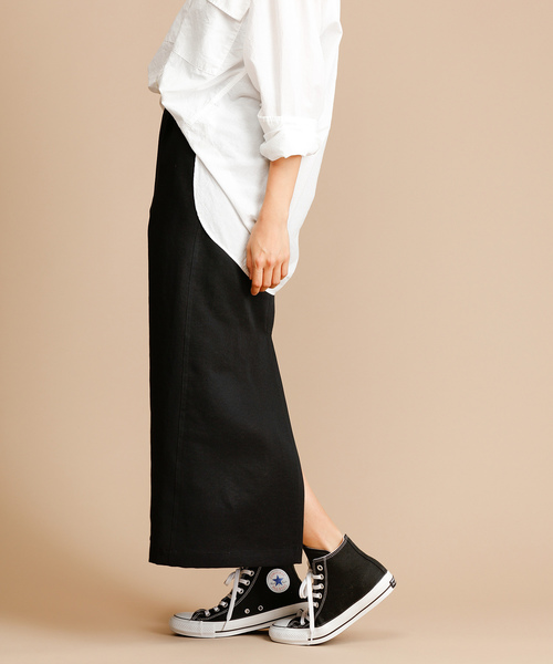 Munich（ミューニック）の「ウォッシャブルレーヨンオックスマキシタイトスカート（スカート・レディース・テラコッタ/カーキ/ブラック/ベージュ・XS/S/M）」の2枚目の写真