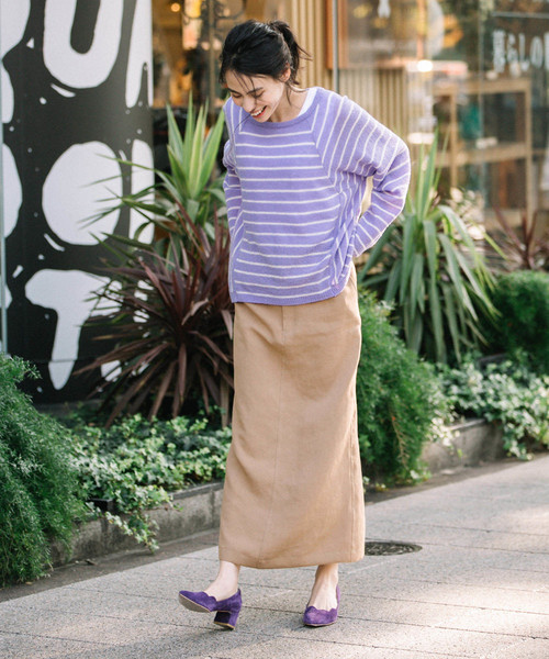 Munich（ミューニック）の「ウォッシャブルレーヨンオックスマキシタイトスカート（スカート・レディース・テラコッタ/カーキ/ブラック/ベージュ・XS/S/M）」の11枚目の写真