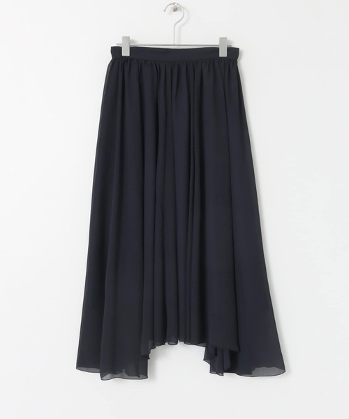 URBAN RESEARCH ROSSO WOMEN(アーバンリサーチ ロッソ)の「アシンメトリーギャザースカート(スカート・レディース・ネイビー/ミント・38/36)」の20枚目の写真