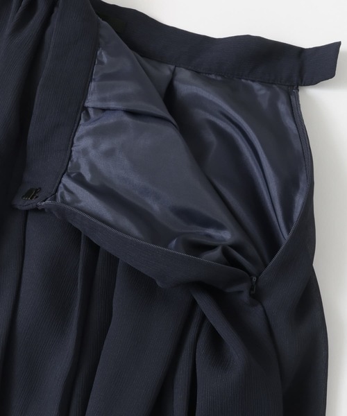 URBAN RESEARCH ROSSO WOMEN(アーバンリサーチ ロッソ)の「アシンメトリーギャザースカート(スカート・レディース・ネイビー/ミント・38/36)」の21枚目の写真