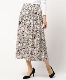 YECCA VECCA | ・ダルメ柄Aラインスカート(スカート)