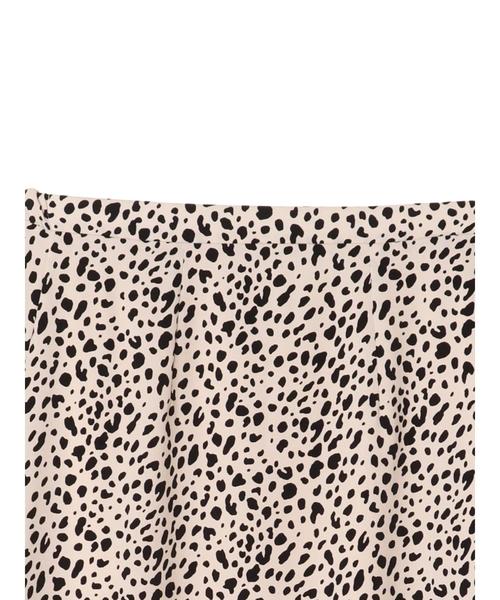 YECCA VECCA（イェッカヴェッカ）の「・ダルメ柄Aラインスカート（スカート・レディース・グレー/オフホワイト・FREE）」の8枚目の写真