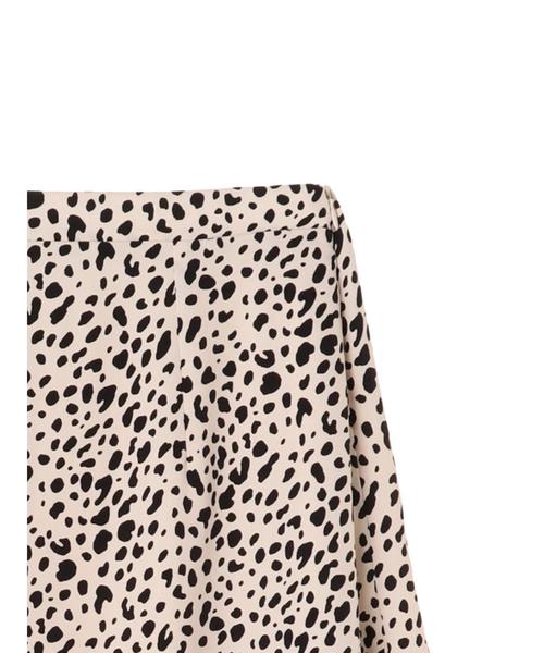 YECCA VECCA（イェッカヴェッカ）の「・ダルメ柄Aラインスカート（スカート・レディース・グレー/オフホワイト・FREE）」の7枚目の写真