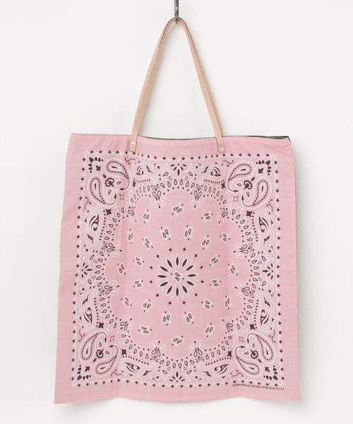 OLD BETTY'S(オールドベティーズ)の「Bandana Remake Tote Bag/バンダナ リメイク トート バッグ(トートバッグ・レディース・ホワイト/ブラック/パープル/ネイビー/ピンク/オレンジ/グリーン/ロイヤルブルー/レッド/ターコイズブルー/イエロー/グレイッシュブルー/その他・FREE)」の15枚目の写真
