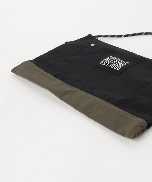 CONVERSE（コンバース）の「【CONVERSE】NYLON SAKOSSHU/サコッシュ/ショルダーバッグ/カバン/コンバース（ショルダーバッグ・レディース・ベージュ/グリーン/ブラック/オレンジ・ONE SIZE）」の6枚目の写真