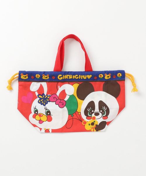 Cherichu チェリッチュ の Cherichu チェリッチュ Kb7ランチ巾着 ポーチ Wear