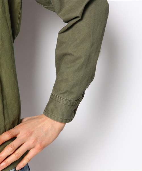 Ray BEAMS（レイビームス）の「Ray BEAMS / バイカラーミリタリーブルゾン（ブルゾン・レディース・オリーブ・ONE SIZE）」の7枚目の写真