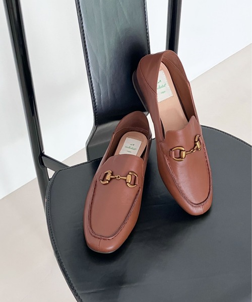 enchanted（エンチャンテッド）の「本革ビットローファーバブーシュ（ローファー・レディース・ブラウン/パイソン/ホワイト/ブラック・40/38/39/35/36/37）」の12枚目の写真