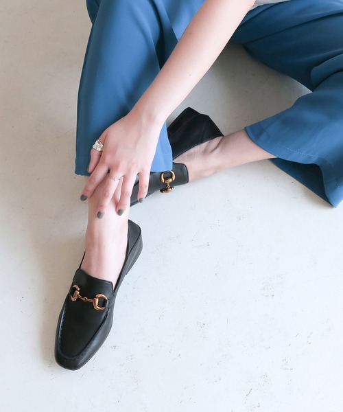 enchanted（エンチャンテッド）の「本革ビットローファーバブーシュ（ローファー・レディース・ブラウン/パイソン/ホワイト/ブラック・40/38/39/35/36/37）」の18枚目の写真