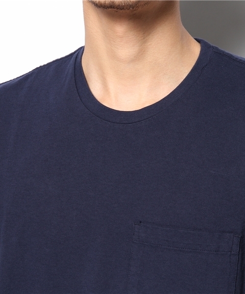 BEAMS（ビームス）の「○S/DOUBLE×BEAMS / 別注 FOUR TEE（Tシャツ/カットソー・メンズ・ホワイト/ネイビー・MEDIUM/LARGE/SMALL/X-LARGE）」の9枚目の写真