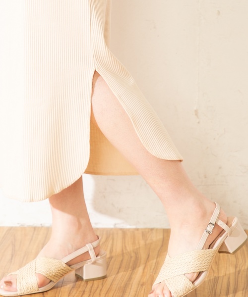 natural couture(ナチュラルクチュール)の「ワンショルストラップテレコワンピ(ワンピース・レディース・ブラック/ベージュ/ブラウン/アイボリー・FREE)」の10枚目の写真