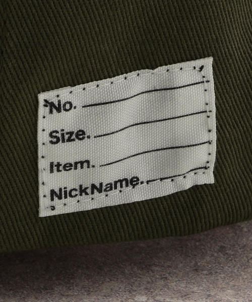 green label relaxing（グリーンレーベルリラクシング）の「［ニックネーム］ SC NICKNAME BRIDGE キャップ（キャップ・メンズ・ブラック/オリーブ/ベージュ・FREE）」の12枚目の写真