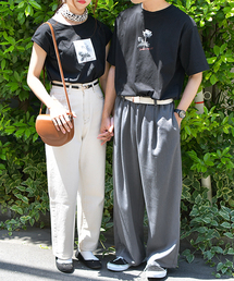 PairPair | バラフォトプリントT(Tシャツ/カットソー)