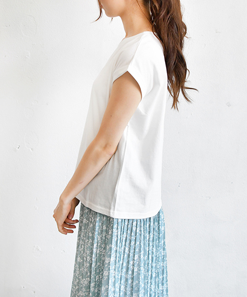 PairPair（ペアペア）の「バラフォトプリントT（Tシャツ/カットソー・レディース・ブラック/オフホワイト・FREE）」の16枚目の写真