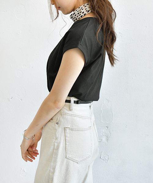 PairPair（ペアペア）の「バラフォトプリントT（Tシャツ/カットソー・レディース・ブラック/オフホワイト・FREE）」の15枚目の写真