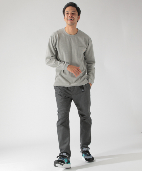 BAYFLOW(ベイフロー)の「BCスムースクルーネックL/S Tシャツ(Tシャツ/カットソー・メンズ・ホワイト/グレー/ブラック・MEDIUM/LARGE/SMALL)」の19枚目の写真