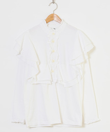 HOLIDAY | SUPER FINE DRY RUFFLE BLOUSE スーパーファインドライラッフルブラウス(シャツ/ブラウス)