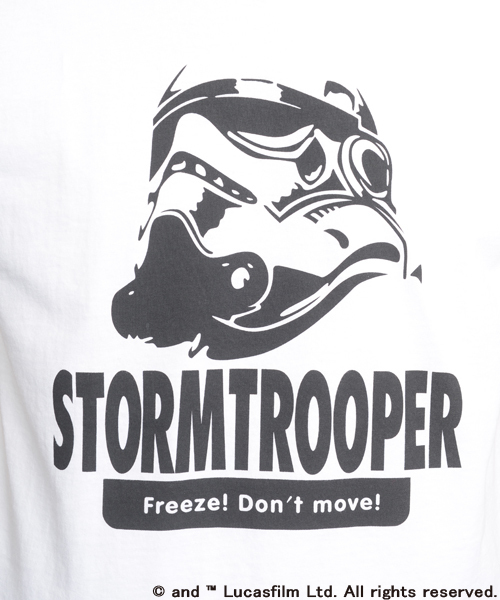 XLARGE（エクストララージ）の「STAR WARS | S/S T STORM TROOPER / スター・ウォーズ（Tシャツ/カットソー・メンズ・ホワイト・X-LARGE/MEDIUM/SMALL/LARGE）」の4枚目の写真