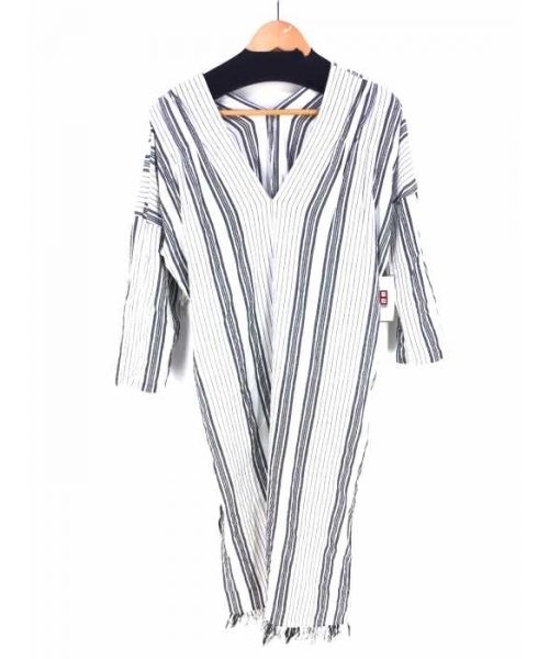ブランド古着 インド綿ストライプフリンジワンピース ワンピース Freak S Store フリークスストア のファッション通販 Zozoused