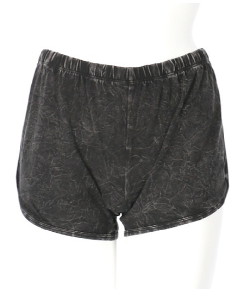 ANAP USA(アナップユーエスエー)の「ケミカルランニングショートパンツ(その他パンツ・レディース・ブラック・L)」の2枚目の写真