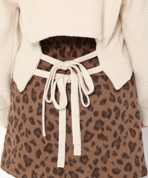 Heather(ヘザー)の「バックリボンケーブルニット 867423(ニット/セーター・レディース・アイボリー/ブラック/サックスブルー・FREE)」の15枚目の写真