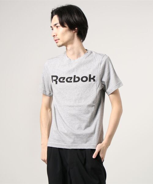 Reebok(リーボック)の「グラフィック シリーズ リニア ロゴ Tシャツ / Graphic Series Linear Logo Tee(Tシャツ/カットソー・メンズ・ホワイト/ブラック/ターコイズブルー/グレー/ブラック×ホワイト/ネイビー/アーミー・XXX-LARGE/XXXX-LARGE/LARGE/MEDIUM/X-LARGE/SMALL/XX-LARGE/X-SMALL)」の20枚目の写真