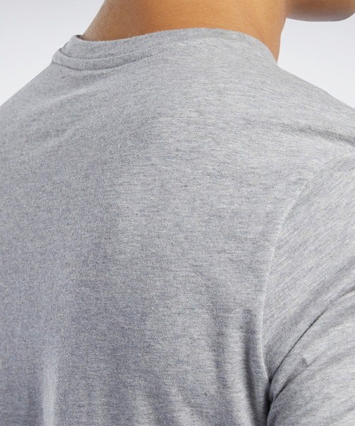 Reebok(リーボック)の「グラフィック シリーズ リニア ロゴ Tシャツ / Graphic Series Linear Logo Tee(Tシャツ/カットソー・メンズ・ホワイト/ブラック/ターコイズブルー/グレー/ブラック×ホワイト/ネイビー/アーミー・XXX-LARGE/XXXX-LARGE/LARGE/MEDIUM/X-LARGE/SMALL/XX-LARGE/X-SMALL)」の17枚目の写真