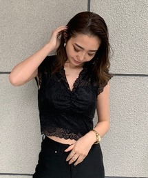 ENVYM | 総レースＴＥＥ(Tシャツ/カットソー)