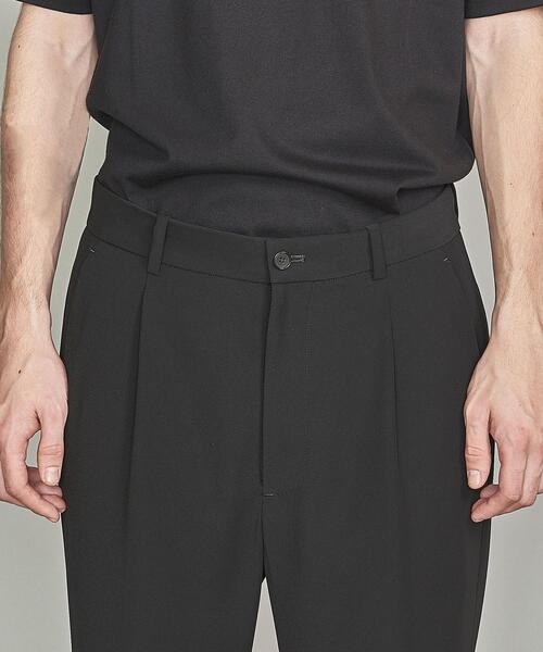 BEAUTY&YOUTH UNITED ARROWS（ビューティーアンドユースユナイテッドアローズ）の「BY カルゼ 1P カーム テーパードパンツ 【セットアップ対応】（その他パンツ・メンズ・ブラック/オリーブ・XL/M/S/L）」の3枚目の写真