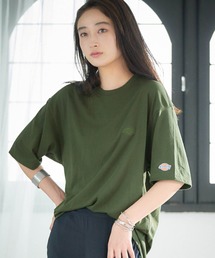 Dickies別注 ロゴ刺繍オーバーサイズ半袖カットソー