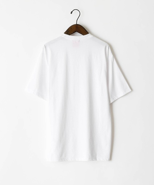 Dickies(ディッキーズ)の「Dickies別注 ロゴ刺繍オーバーサイズ半袖カットソー(Tシャツ/カットソー・メンズ・ホワイト/ブラック/ダークグリーン/ベージュ/ネイビー/ブラウン・S/M/L)」の9枚目の写真