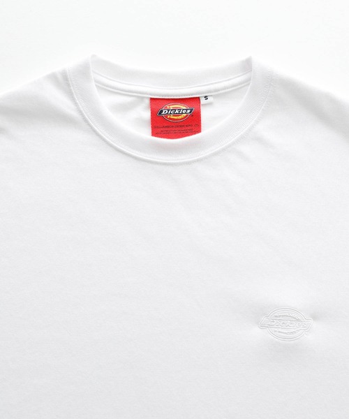Dickies(ディッキーズ)の「Dickies別注 ロゴ刺繍オーバーサイズ半袖カットソー(Tシャツ/カットソー・メンズ・ホワイト/ブラック/ダークグリーン/ベージュ/ネイビー/ブラウン・S/M/L)」の10枚目の写真