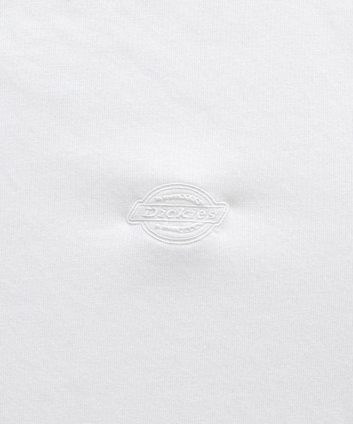 Dickies(ディッキーズ)の「Dickies別注 ロゴ刺繍オーバーサイズ半袖カットソー(Tシャツ/カットソー・メンズ・ホワイト/ブラック/ダークグリーン/ベージュ/ネイビー/ブラウン・S/M/L)」の12枚目の写真