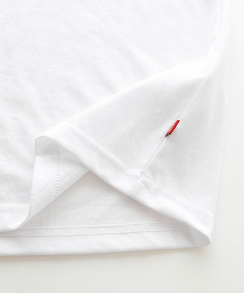 Dickies(ディッキーズ)の「Dickies別注 ロゴ刺繍オーバーサイズ半袖カットソー(Tシャツ/カットソー・メンズ・ホワイト/ブラック/ダークグリーン/ベージュ/ネイビー/ブラウン・S/M/L)」の15枚目の写真