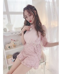 Swankiss�i�X�����L�X�j�́uAD high neck dot����TOPS�i�V���c/�u���E�X�j�v