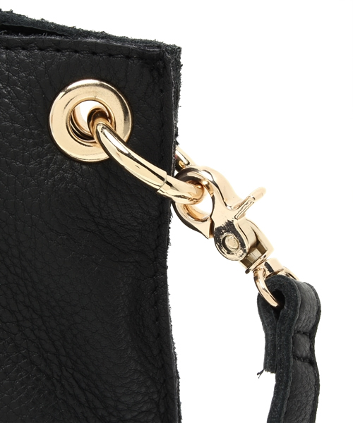 B:MING by BEAMS（ビーミングバイビームス）の「Riletto×B:MING / 別注サイドジップ ミニショルダー（ショルダーバッグ・レディース・ブラック/イエロー系その他・ONE SIZE）」の6枚目の写真