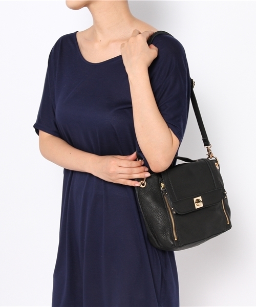 B:MING by BEAMS（ビーミングバイビームス）の「Riletto×B:MING / 別注サイドジップ ミニショルダー（ショルダーバッグ・レディース・ブラック/イエロー系その他・ONE SIZE）」の10枚目の写真