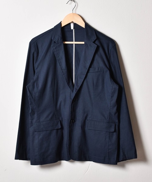 Starting Over(スターティングオーバー)の「綿麻ストレッチ テーラードジャケット/サマージャケット セットアップ対応(テーラードジャケット・メンズ・ネイビー/ベージュ/カーキ/ブラック・M/L/XL)」の11枚目の写真
