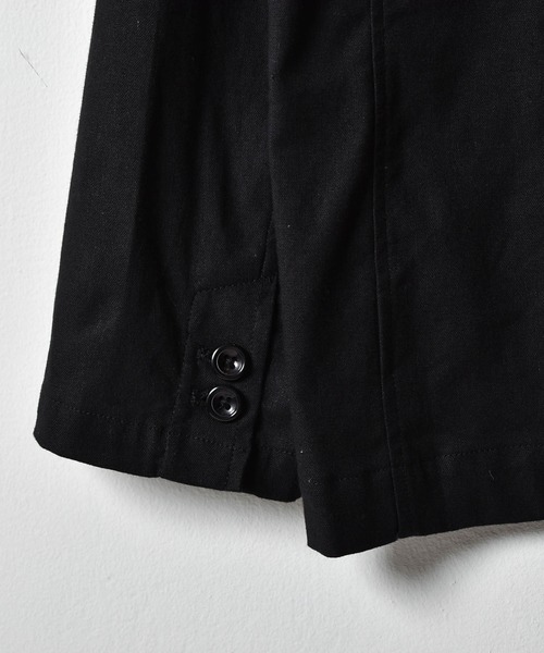 Starting Over(スターティングオーバー)の「綿麻ストレッチ テーラードジャケット/サマージャケット セットアップ対応(テーラードジャケット・メンズ・ネイビー/ベージュ/カーキ/ブラック・M/L/XL)」の6枚目の写真