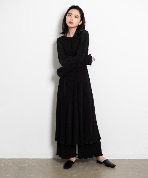Aunt Marie's（アントマリーズ）の「AUNT MARIE’S　カットスムースマイクロプリーツパンツ（その他パンツ・レディース・ブラック/モカ/その他・FREE）」の15枚目の写真