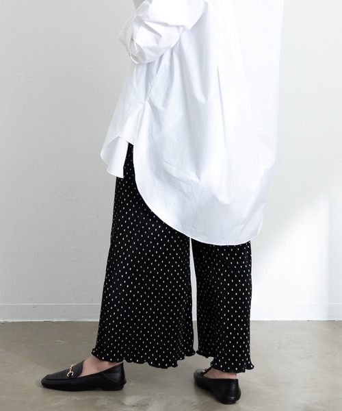 Aunt Marie's（アントマリーズ）の「AUNT MARIE’S　カットスムースマイクロプリーツパンツ（その他パンツ・レディース・ブラック/モカ/その他・FREE）」の21枚目の写真