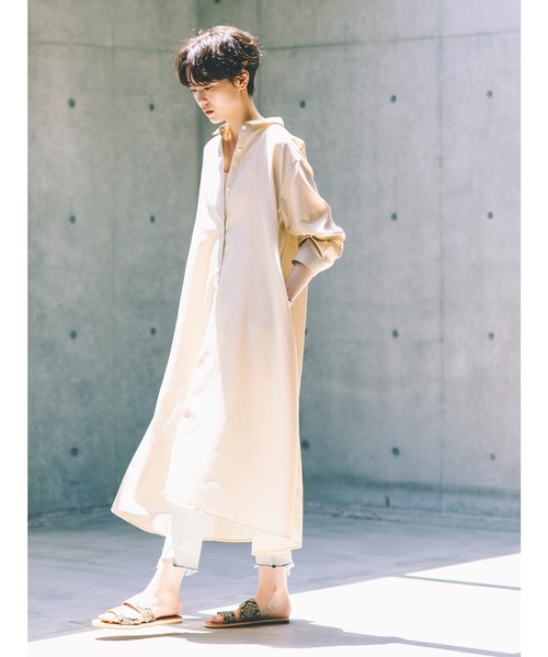 Koe コエ の 麻シャツワンピース ワンピース Wear