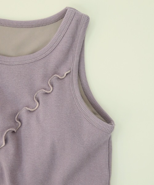 CLEIO（クレイオ）の「【CLEIO】アメリカンスリーブメロータンク（タンクトップ・レディース・アイボリー/ラベンダー/ライトベージュ・FREE）」の10枚目の写真