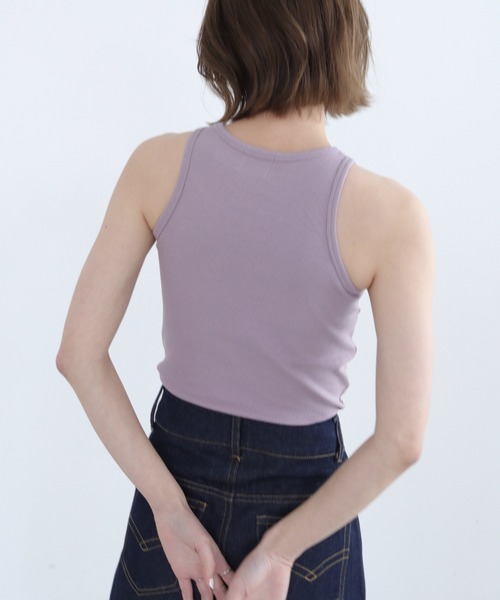 CLEIO（クレイオ）の「【CLEIO】アメリカンスリーブメロータンク（タンクトップ・レディース・アイボリー/ラベンダー/ライトベージュ・FREE）」の22枚目の写真