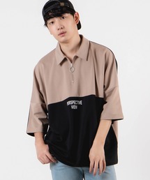 WEGO | WEGO/ドルマンハーフジップ5分袖プルオーバー(Tシャツ/カットソー)